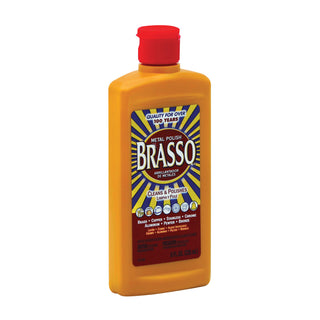 Brasso Metal Surface Polish, 8 Oz Bottle