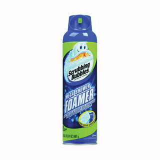 Scrubbing Bubbles Mega Shower Foamer Aerosol, Disinfectant Cleaner, Rainshower Scent