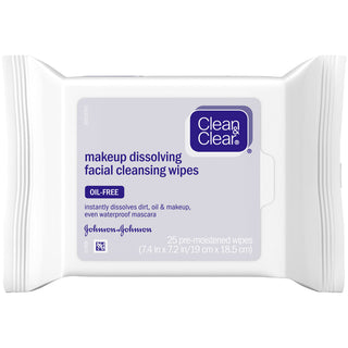 Clean & Clear Makeup Dissolving Facial Cleansing Wipes