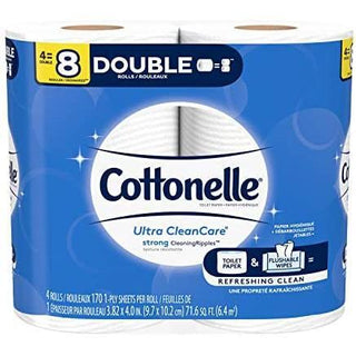 Cottonelle Ultra ComfortCare Double Roll Toilet Paper, Bath Tissue