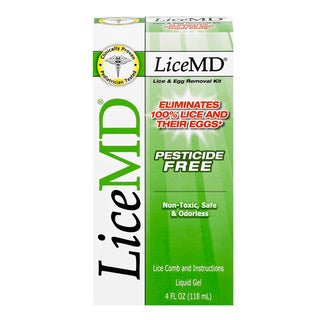 LiceMD Egg Removal Treatment Liquid Gel Kit 4 Fl. Oz. Box