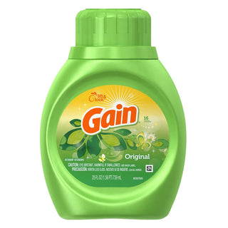 Gain Liquid Laundry Detergent, Original Fresh, 25 Oz Bottle