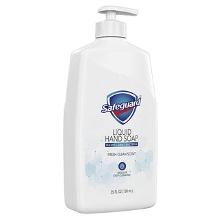 Safeguard Liquid Hand Soap, Fresh Clean Scent, 25 Oz