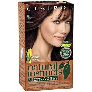 Clairol Natural Instincts 32 Burgundy Brown