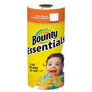 Bounty Essentials 2 Ply Full Sheets White Paper Towels