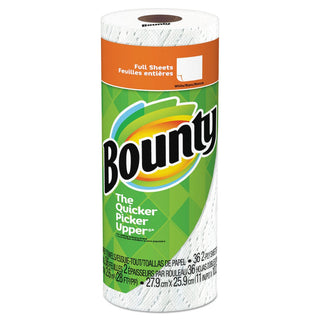 Bounty Paper Towels, White, 1 Regular Roll