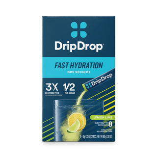 Drip Drop Lemon Lime Fast Hydration Electrolyte Drink Mix