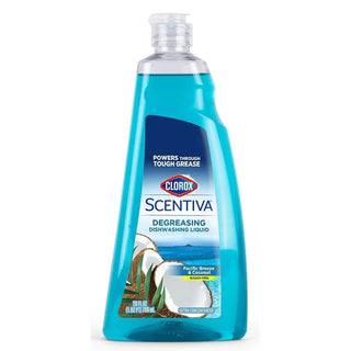 Clorox Dish Soap 26 Oz Bottle Liquid Pacific Breeze And Coconut Scent