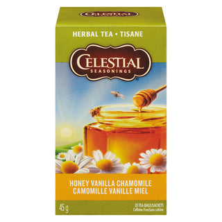 Celestial Seasonings Herbal Tea, Caffeine Free, Honey Vanilla Chamomile, Tea Bags