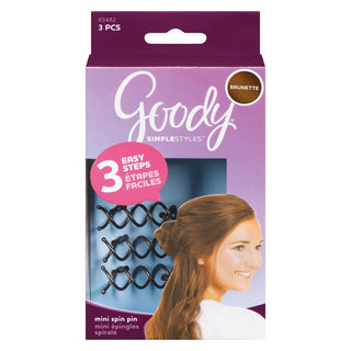 Goody Simple Styles Spin Pin, Mini, Light Hair