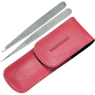 Tweezerman Petite Tweeze Set With Pink Case
