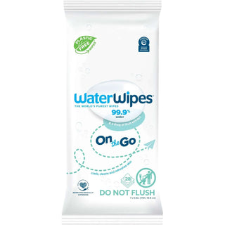 WaterWipes Sensitive+ On The Go Wipes 3-In-1  Unscented & Hypoallergenic 28 Ct