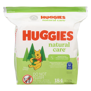 Huggies Natural Care Sensitive Baby Wipes, Unscented