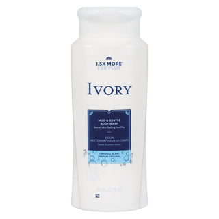 Ivory Mild & Gentle Body Wash, Original Scent, 21 oz