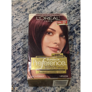 L Oreal Paris Oréal Superior Preference 5MM Medium Mahogany Brown Permanent Hair Dye