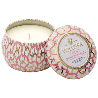 Voluspa UK Petite Tin Candle - Saijo Persimmon 113g/4oz