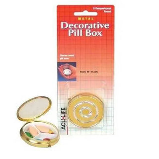 Acu-life Pastillero Decorativo Redondo