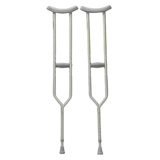 Cardinal Health Push Button Adjustable  Crutches Standard