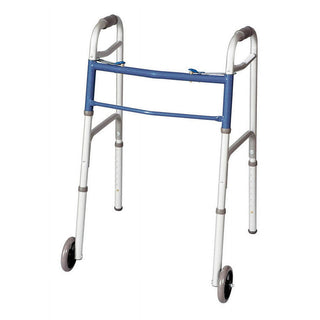 Carex Two Button Walker With Wheels