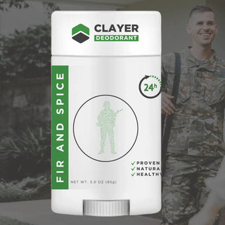 Natural Deodorant - Military - 3.35 OZ - NEW FORMULA