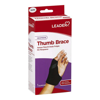 Leader Thumb Spica Support, Black, Small/Medium