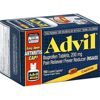 Advil Ibuprofen, 200 Mg, Coated Caplets