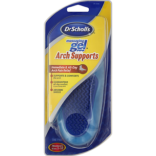 Dr Scholl's Massaging Gel Women's Size 5-10 Arch Supports