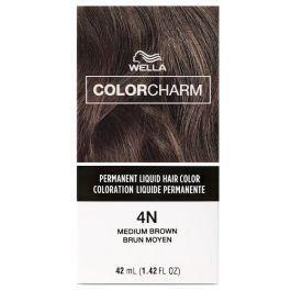 Wella Color Charm Permanent Liquid Haircolor 4N Medium Brown 1.4 Oz
