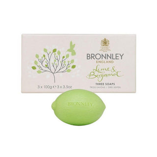 Bronnley Lime And Bergamot Hand Soap Set 3x100 G (3x3.5 Oz)