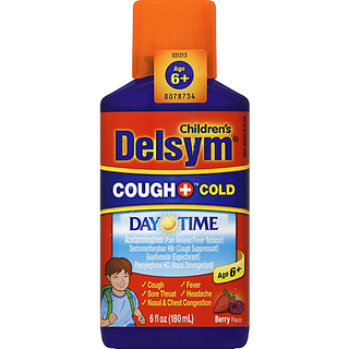 Delsym Children's Cough + Cold Day Time Berry 6 Fl. Oz. Bottle