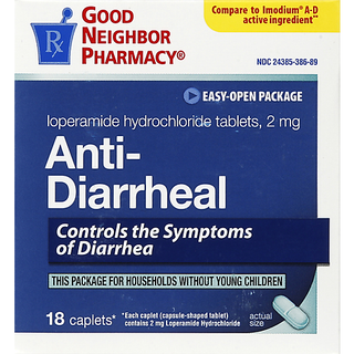Good Neighbor Pharmacy Anti Diarrhea Caplet EZ Open 18ct