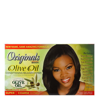 Africa's Best Originals Olive Oil Conditioning Relaxer System Super