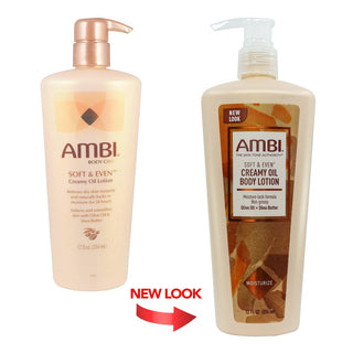 Ambi Soft & Even Creamy Oil Body Lotion - 12 Oz