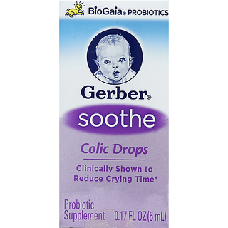 Gerber Soothe Probiotic Colic Drops, 0.17 Oz
