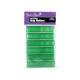 Soft N' Style 1 1/8" Green Grip Roller (EZ-13)