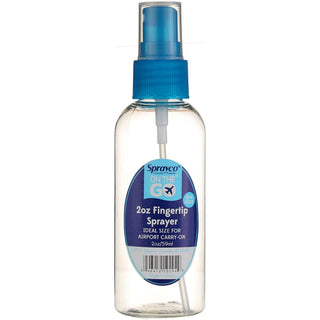 Sprayco On The Go Fingertip Sprayer Bottle, Travel Size, Clear, 2 Oz