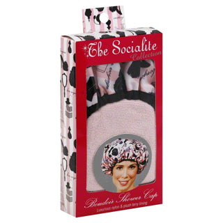 Betty Dain Socialite Collection Terry Lined Shower Cap, Boudoir