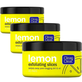 Clean & Clear Lemon Exfoliating Facial Pads With Vitamin C