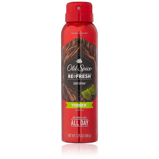 Old Spice Fresher Collection Refresh Body Spray, Timber With Mint