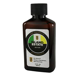 Sir Henry's Aftershave, Soothes, Tones, And Refreshes (Island Estate)