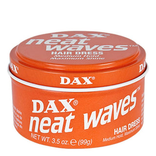 DAX Neat Waves Hair Dress – 3.5 oz, Medium Hold Styling Wax for Waves
