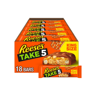 Hershey's Take 5 Snack Bars, Five-Layer Chocolate Candy, 1.5 oz (Pack of 18)