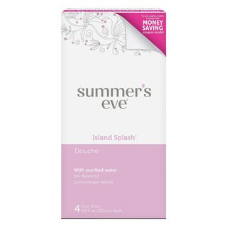 Summer's Eve Douche, Island Splash, 4 Units, 4.5 Oz Each