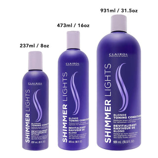 Clairol Professional Shimmer Lights Conditioner Blonde Toning 8oz