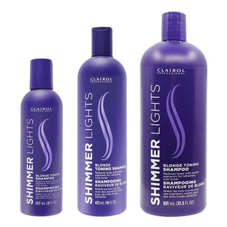 Clairol Professional Shimmer Lights Blonde Toning Shampoo, 8 Oz
