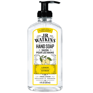 J.R. Watkins Natural Liquid Hand Soap, Lemon, 11 Oz