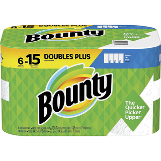 Bounty Paper Towels, Doubles Plus, Select A Size, 2 Ply