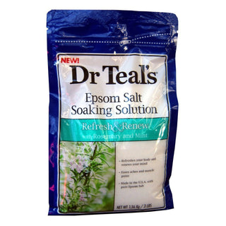 Dr Teal's Epsom Salt, Refresh & Renew, Rosemary & Mint, 48 Oz
