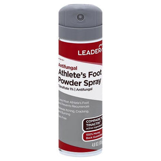 Leader(Tm) Athlete's Foot  Antifungal Powder Spray Talc-Free 4.6 Oz(Compare To Tinactin)