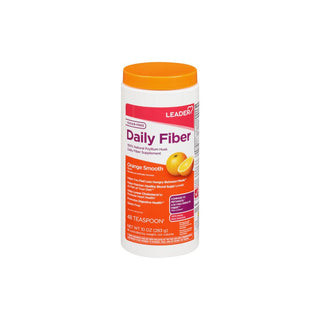 Leader Health Care Daily Fiber, Sugar-Free, Orange Smooth, 10 Oz